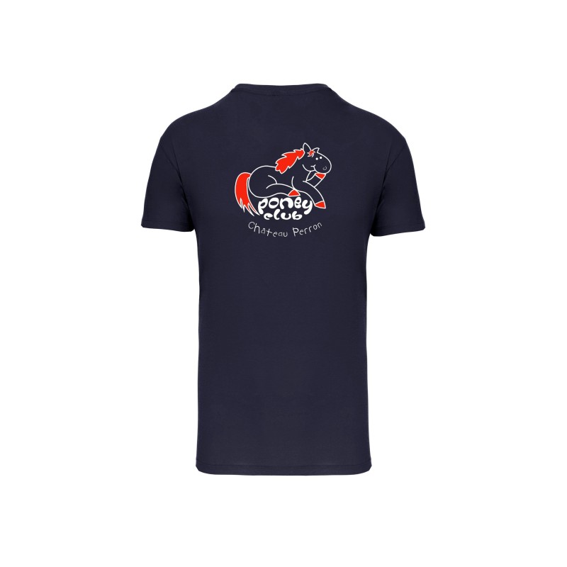 T-shirt enfant col rond bioPoney club château perron